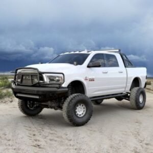 Ranch Hand Midnight Front Bumper With Grille Guard 10-23 Ram 6.7L Cummins 2500/3500